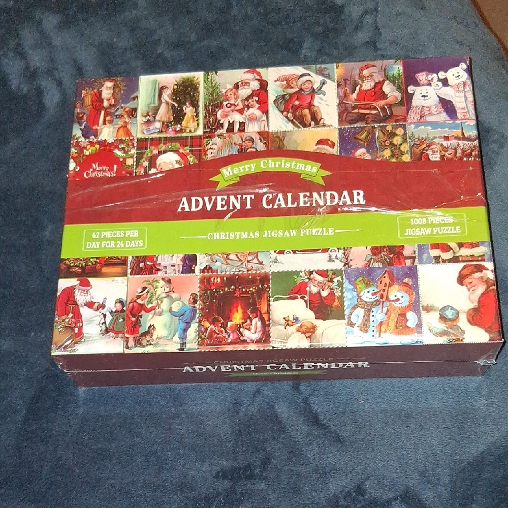Amazon Advent Calendar Jigsaw Puzzle - Red, Green, White